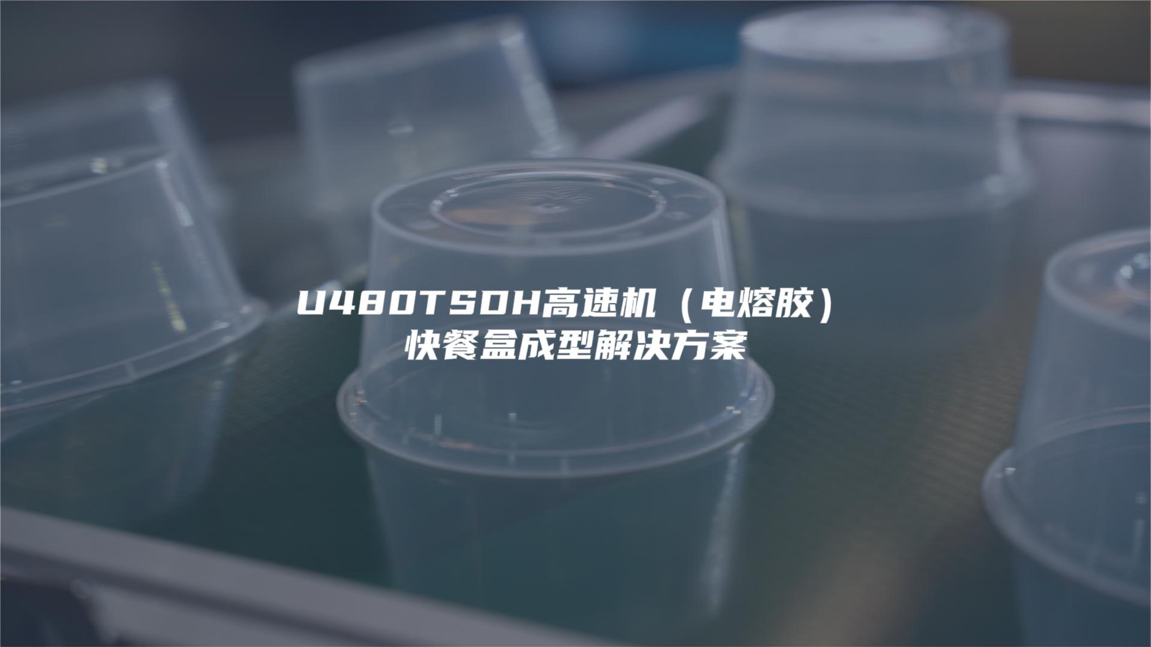 U480TSDH（电熔胶）试模快餐盒